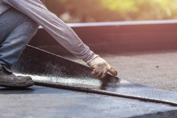 Professional Interior Drainage System technician working in Bellville, OH